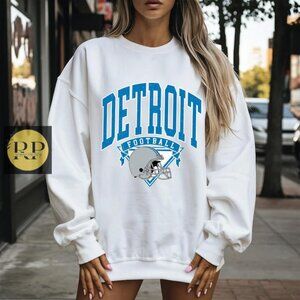 Retro Detroit lions Football Detroit Michigan Sun Day shirt sweatshirt y2k